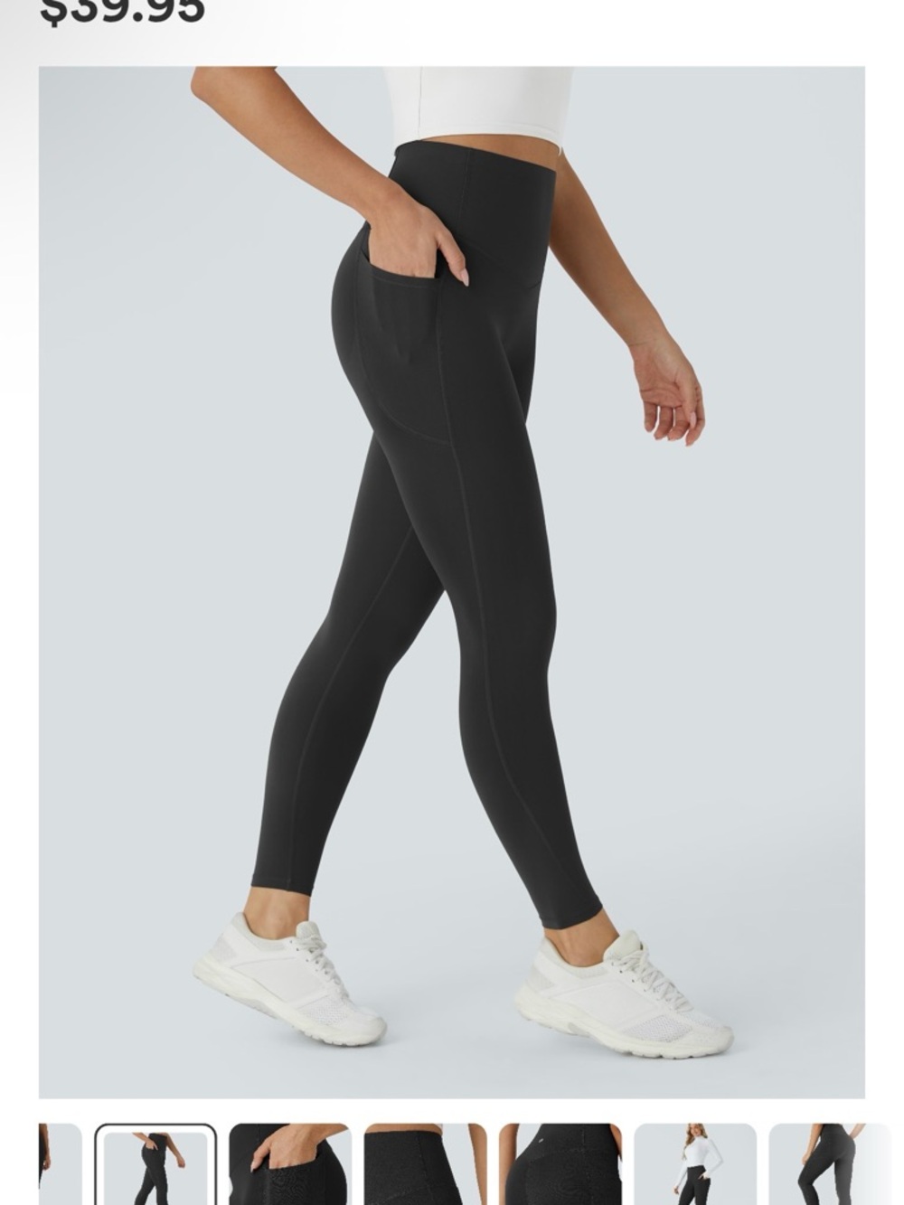 Halara Ultra Sculpt High-Waist Black Leggings